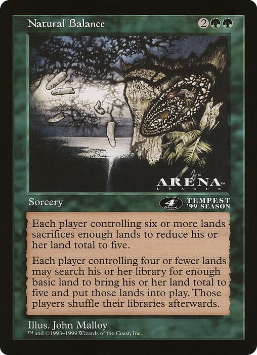 Natural Balance 4th Place Arena League  (Oversize Cards)  | Good Games Modbury
