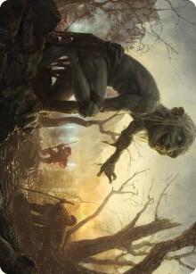 Smeagol Helpful Guide Art Card 24 (Art Series: Universes Beyond: The Lord of the Rings: Tales of Middle-earth)  | Good Games Modbury