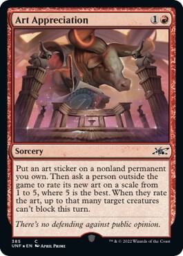 Art Appreciation Galaxy Foil 385/244 (Unfinity)  - Foil | Good Games Modbury