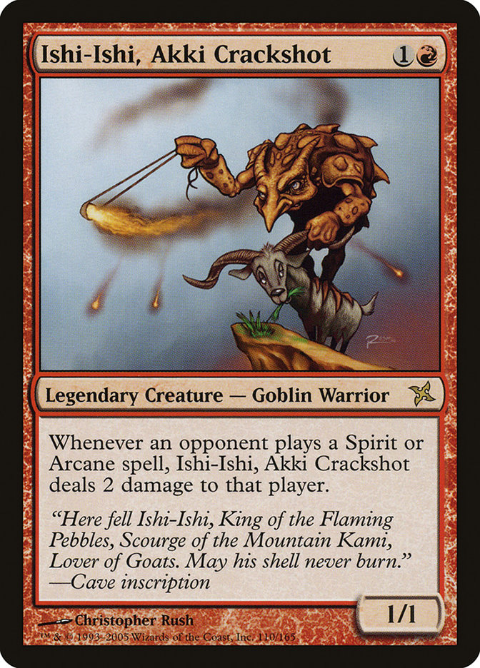 Ishi-Ishi, Akki Crackshot 110/165 (Betrayers of Kamigawa)  - Foil | Good Games Modbury