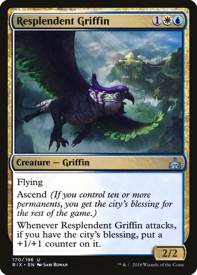 Resplendent Griffin 170/196 (Rivals of Ixalan)  | Good Games Modbury