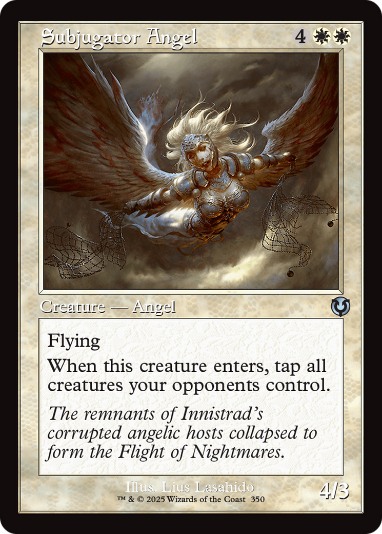 Subjugator Angel (Retro Frame) [Innistrad Remastered] | Good Games Modbury