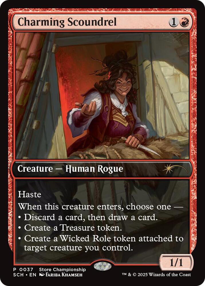 Charming Scoundrel 37/49 (Game Day & Store Championship Promos)  - Foil | Good Games Modbury