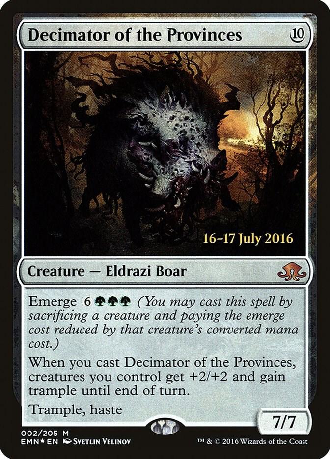 Decimator of the Provinces 2s/77 (Prerelease Cards)  - Foil | Good Games Modbury