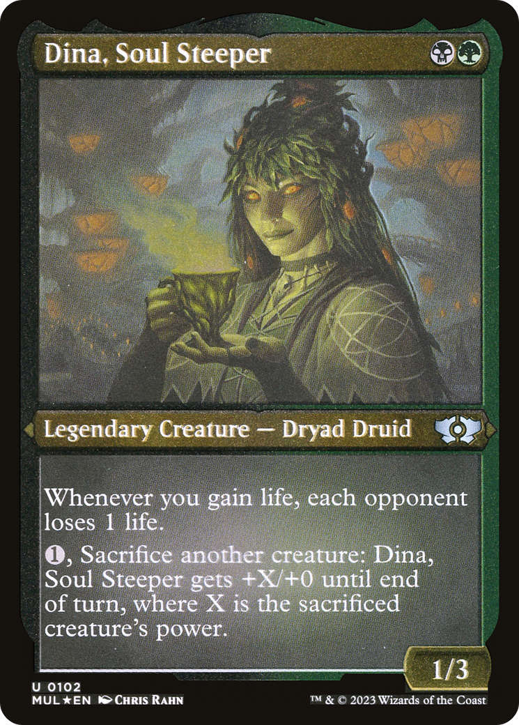 Dina, Soul Steeper (Foil Etched) [Multiverse Legends] | Good Games Modbury