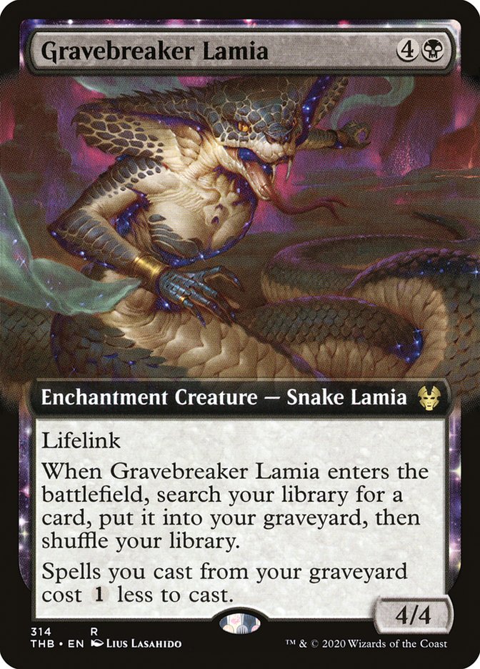 Gravebreaker Lamia (Extended Art) [Theros Beyond Death] | Good Games Modbury