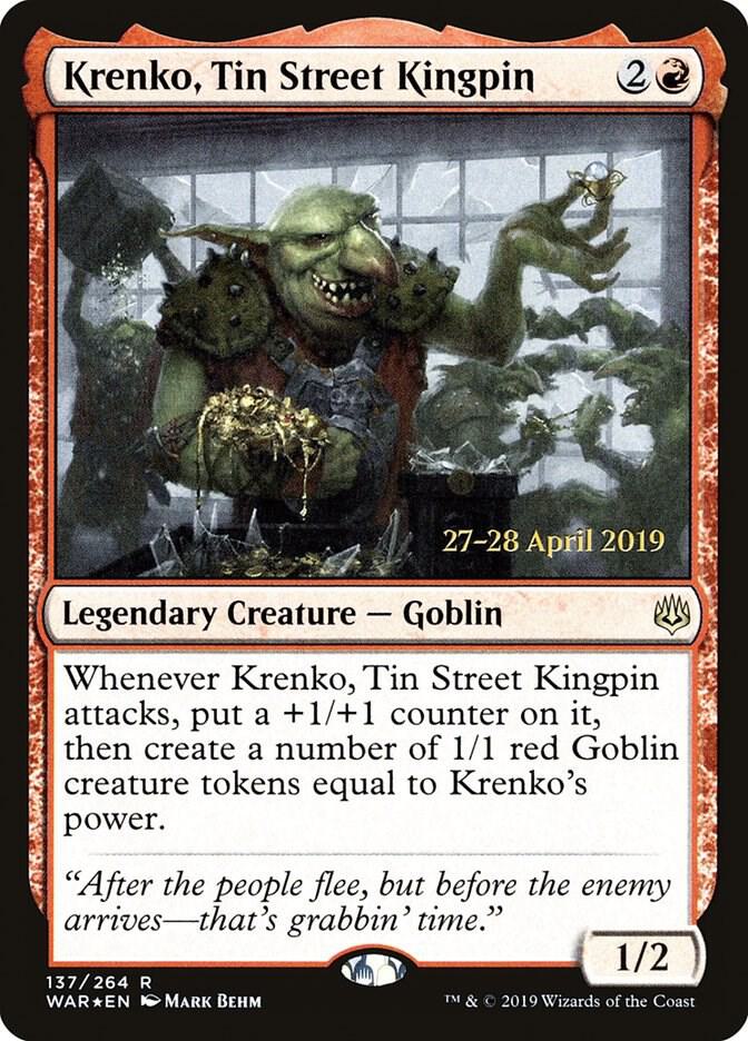 Krenko Tin Street Kingpin 137s/176 (Prerelease Cards)  - Foil | Good Games Modbury