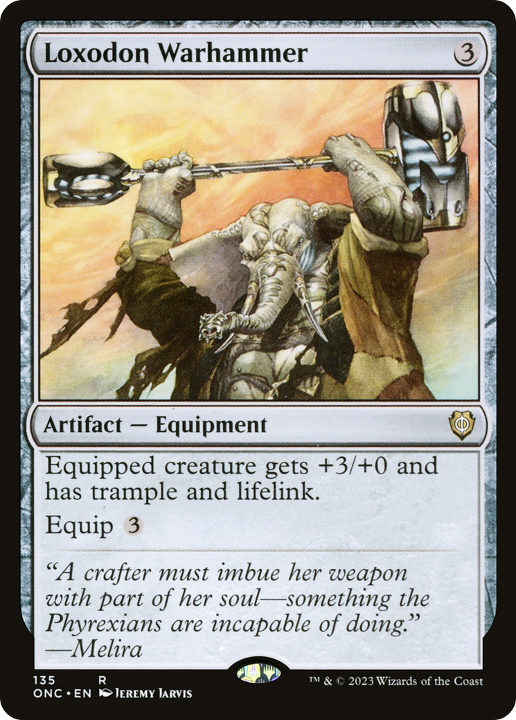 Loxodon Warhammer [Phyrexia: All Will Be One Commander] | Good Games Modbury