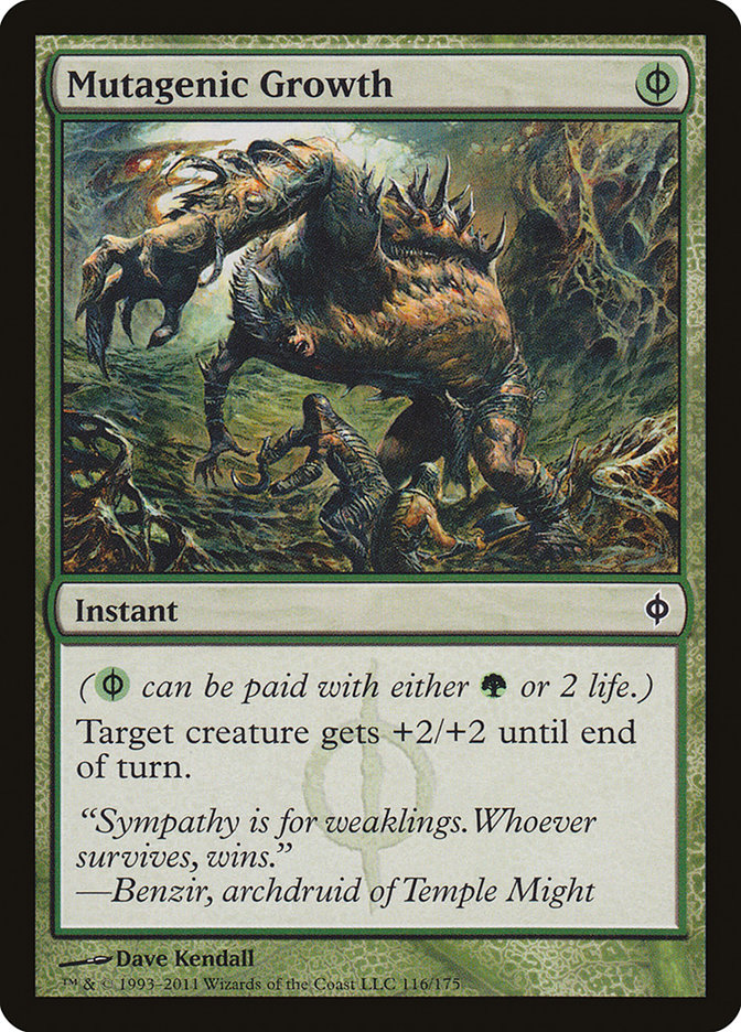 Mutagenic Growth [New Phyrexia] | Good Games Modbury