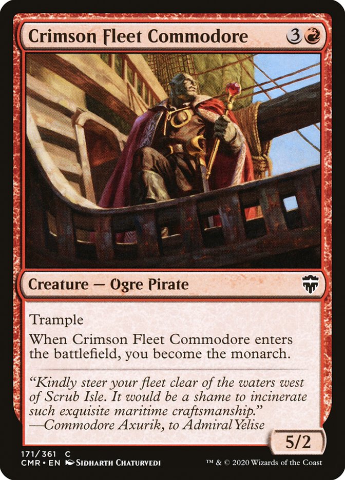 Crimson Fleet Commodore [Commander Legends] | Good Games Modbury