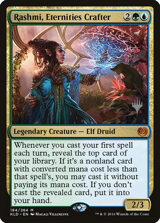 Rashmi, Eternities Crafter (Promo Pack) [Kaladesh Promos] | Good Games Modbury