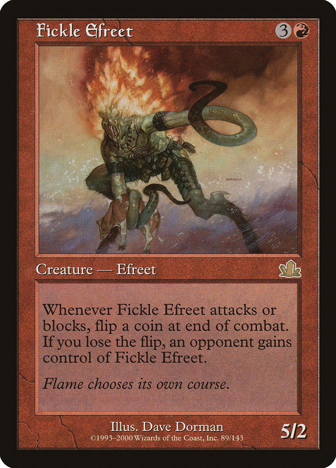Fickle Efreet 89/143 (Prophecy)  - Foil | Good Games Modbury