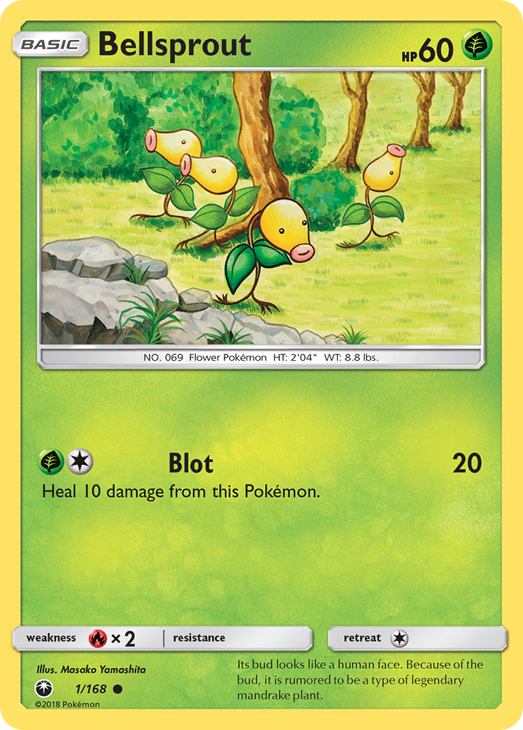 Bellsprout (1/168) [Sun & Moon: Celestial Storm] | Good Games Modbury
