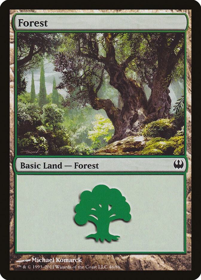 Forest 46/81 (Duel Decks: Knights vs. Dragons)  | Good Games Modbury