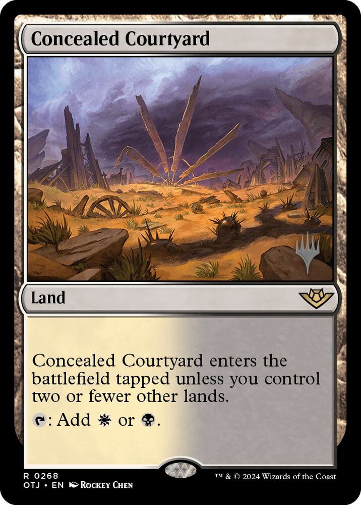 Concealed Courtyard 268 (Promo Pack: Outlaws of Thunder Junction)  | Good Games Modbury