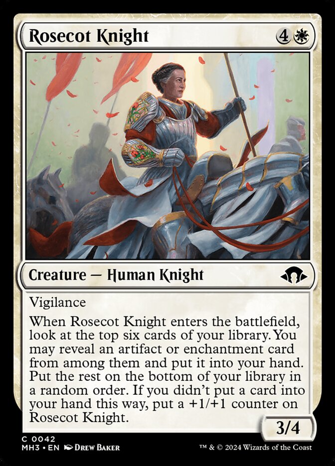 Rosecot Knight 42/319 (Modern Horizons 3)  | Good Games Modbury