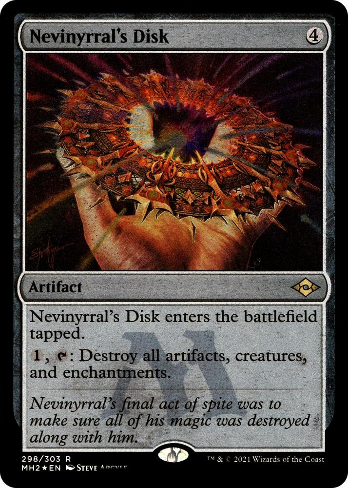 Nevinyrrals Disk Foil Etched 298 (Modern Horizons 2)  - Foil | Good Games Modbury