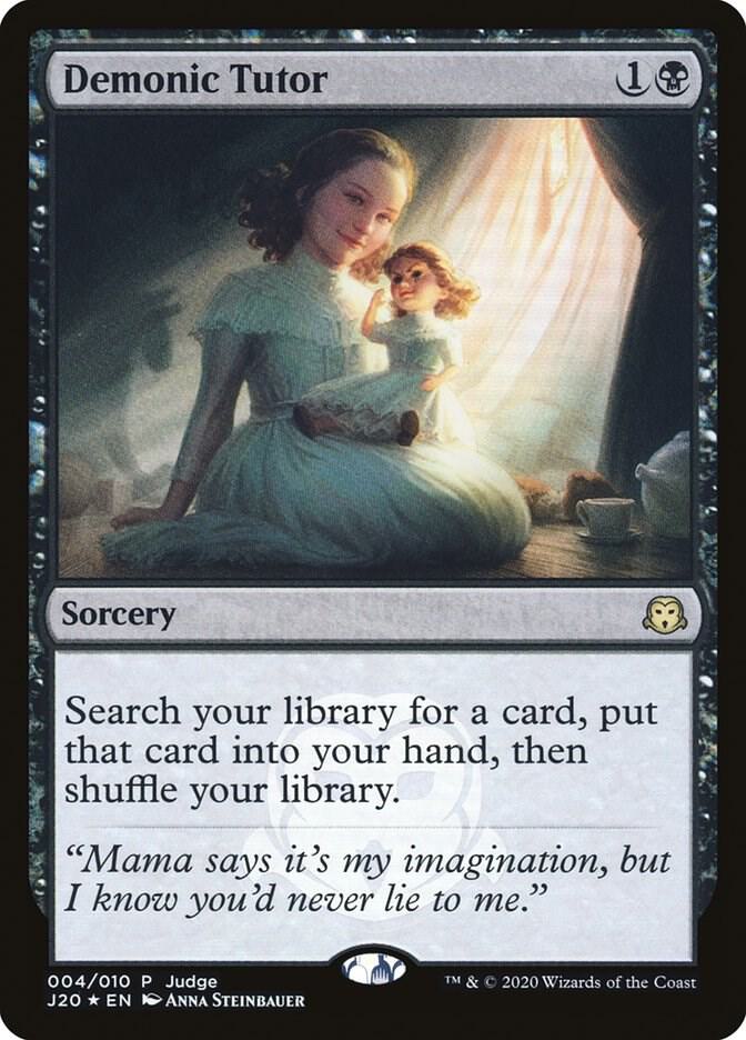 Demonic Tutor 4/10 (Judge Promos)  - Foil | Good Games Modbury