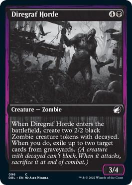 Diregraf Horde 96/534 (Innistrad: Double Feature)  | Good Games Modbury