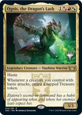 Ognis the Dragons Lash 210 (Promo Pack: Streets of New Capenna)  - Foil | Good Games Modbury