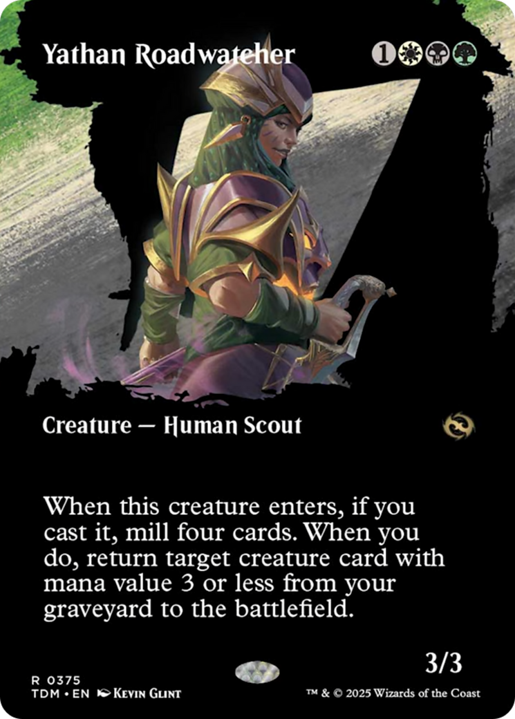 Yathan Roadwatcher (Borderless) [Tarkir: Dragonstorm] | Good Games Modbury