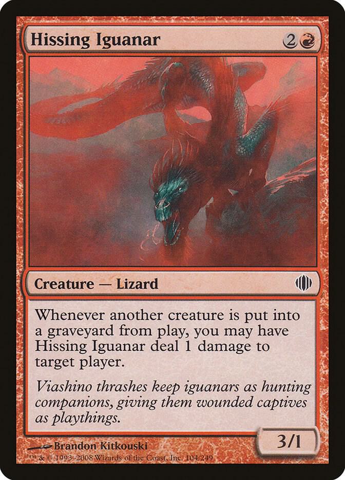 Hissing Iguanar 104/249 (Shards of Alara)  | Good Games Modbury