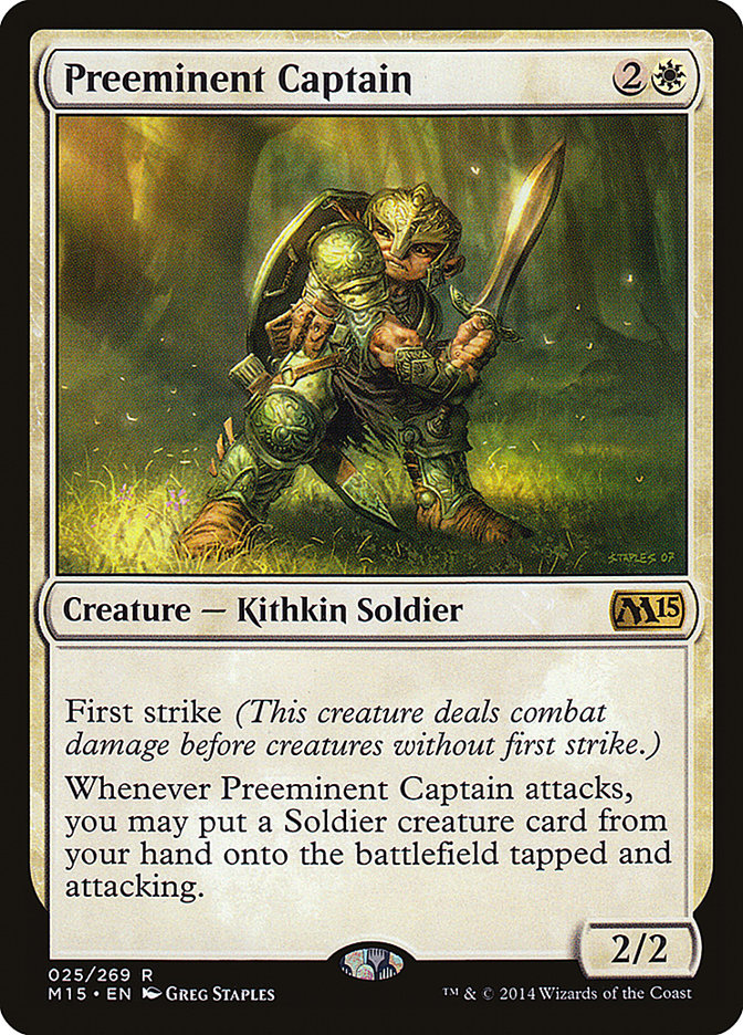 Preeminent Captain 25/269 (Magic 2015 (M15))  | Good Games Modbury