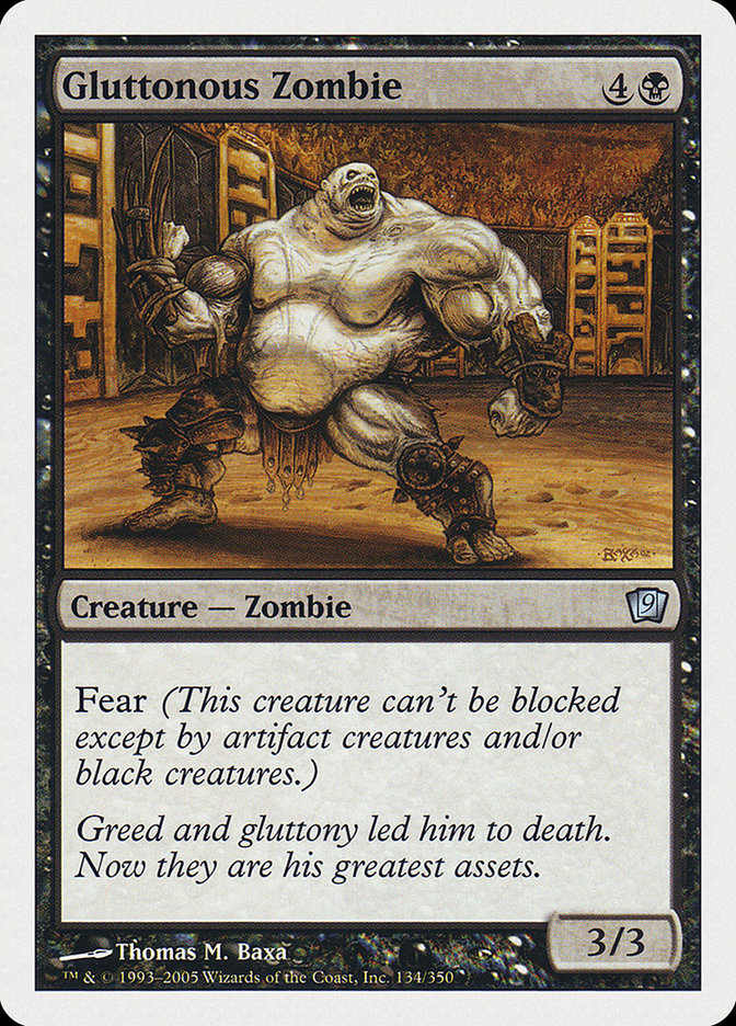 Gluttonous Zombie 134/350 (9th Edition)  | Good Games Modbury