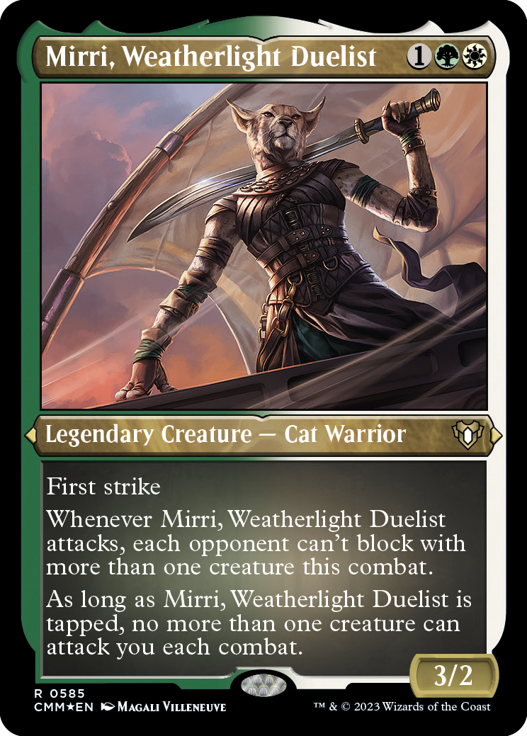 Mirri, Weatherlight Duelist (Foil Etched) [Commander Masters] | Good Games Modbury