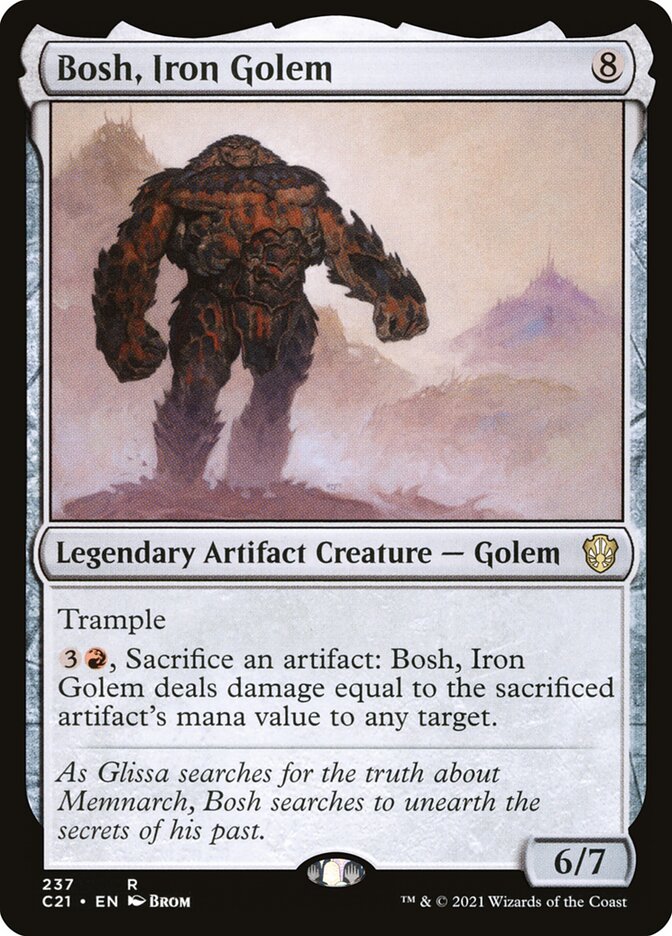 Bosh Iron Golem 237 (Commander 2021)  | Good Games Modbury