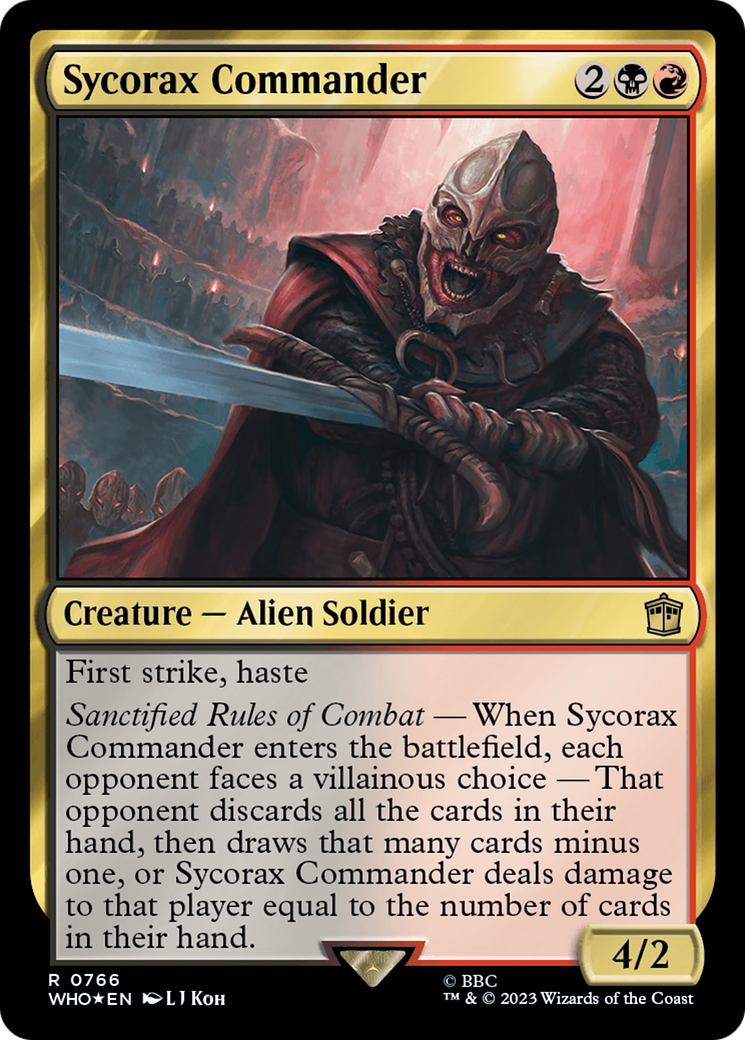 Sycorax Commander (Surge Foil) [Doctor Who] | Good Games Modbury