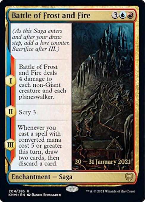 Battle of Frost and Fire 204s/1 (Prerelease Cards)  - Foil | Good Games Modbury
