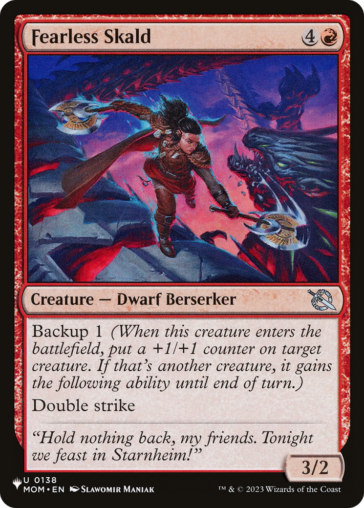 Fearless Skald [The List Reprints] | Good Games Modbury