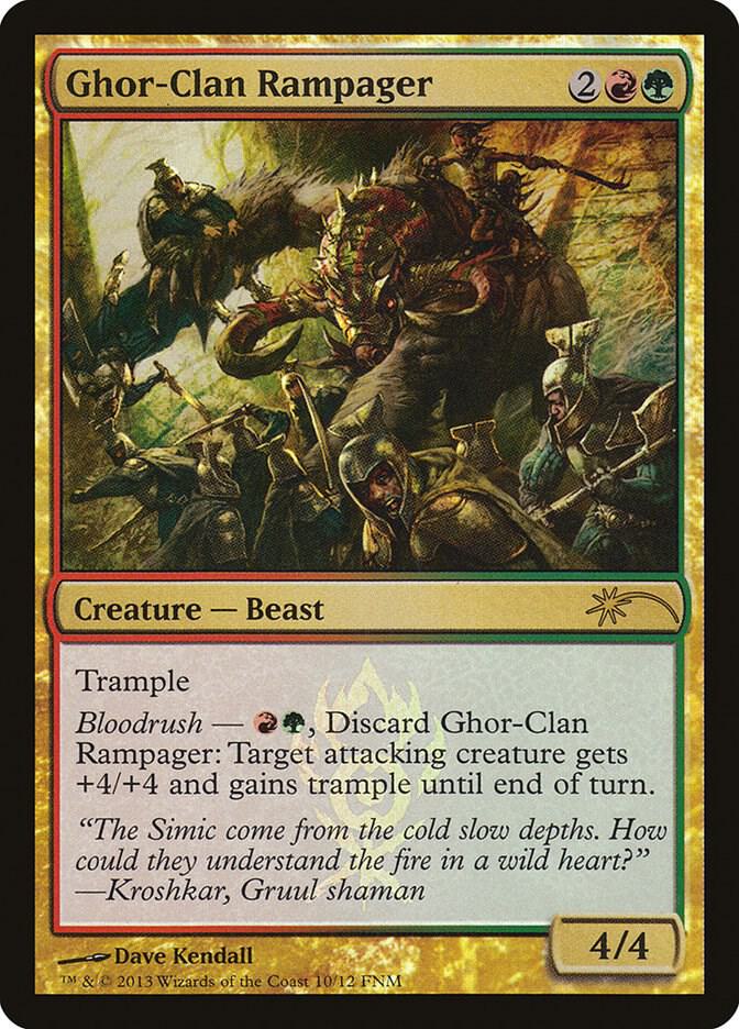 Ghor-Clan Rampager 10/12 (FNM Promos)  - Foil | Good Games Modbury