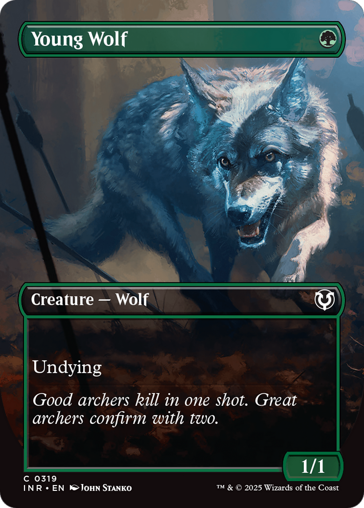 Young Wolf (Borderless) [Innistrad Remastered] | Good Games Modbury