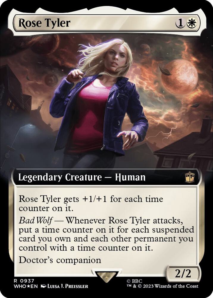 Rose Tyler 937 (Universes Beyond: Doctor Who)  - Extended Art Surge Foil | Good Games Modbury