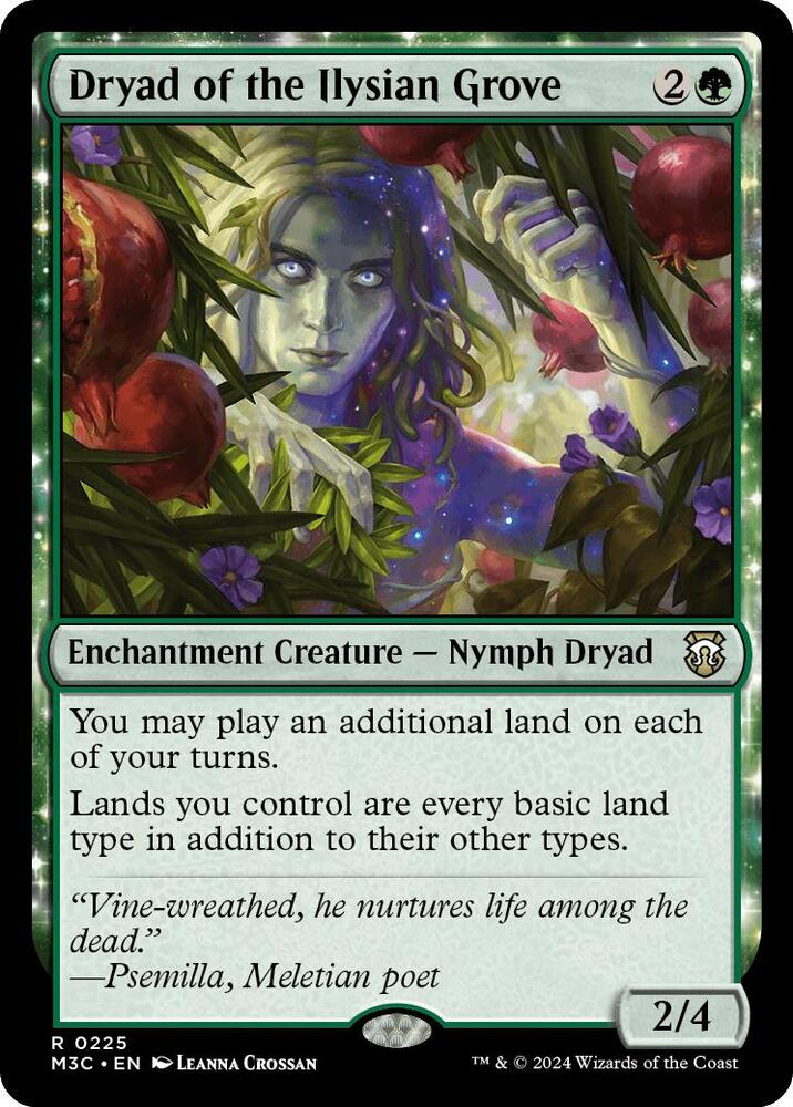 Dryad of the Ilysian Grove 225/411 (Commander: Modern Horizons 3)  - Ripple Foil | Good Games Modbury