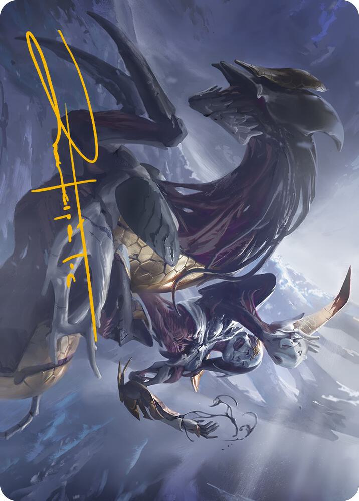 Ria Ivor Bane of Bladehold Art Card Gold Stamped Signature 53 (Art Series: Phyrexia: All Will Be One)  | Good Games Modbury