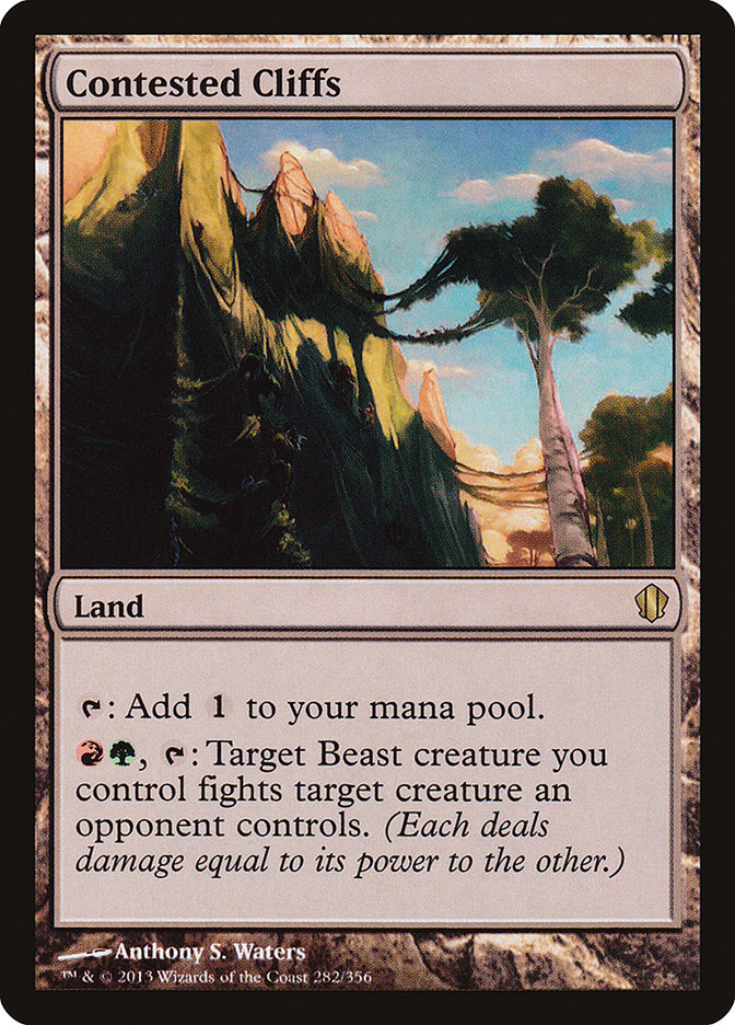Contested Cliffs 282/356 (Commander 2013)  | Good Games Modbury