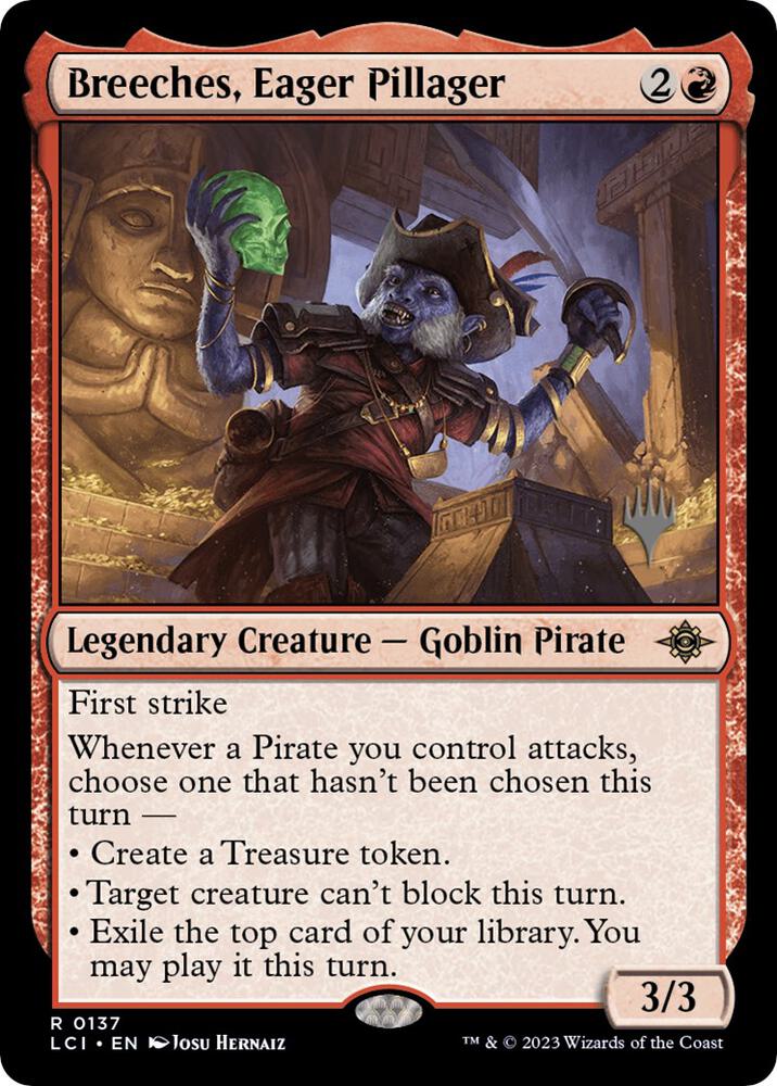 Breeches Eager Pillager 137p/138 (Promo Pack: The Lost Caverns of Ixalan)  - Foil | Good Games Modbury