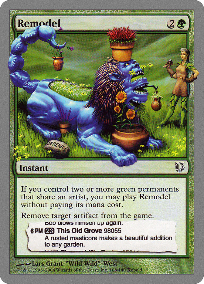 Remodel 108/140 (Unhinged)  - Foil | Good Games Modbury
