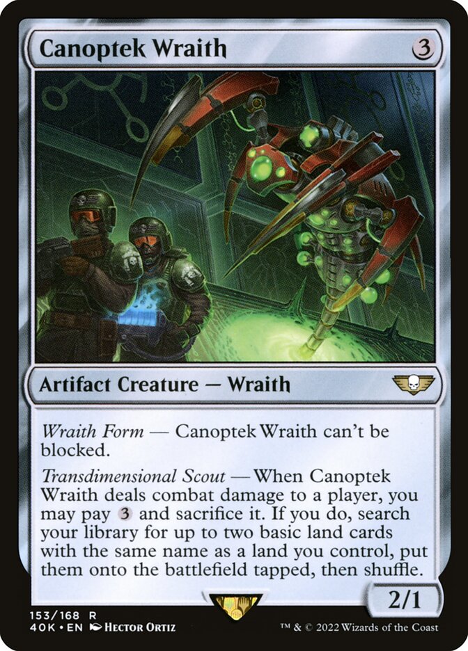 Canoptek Wraith 153 (Universes Beyond: Warhammer 40,000)  | Good Games Modbury