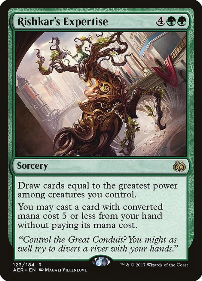Rishkar's Expertise 123/184 (Aether Revolt)  - Foil | Good Games Modbury