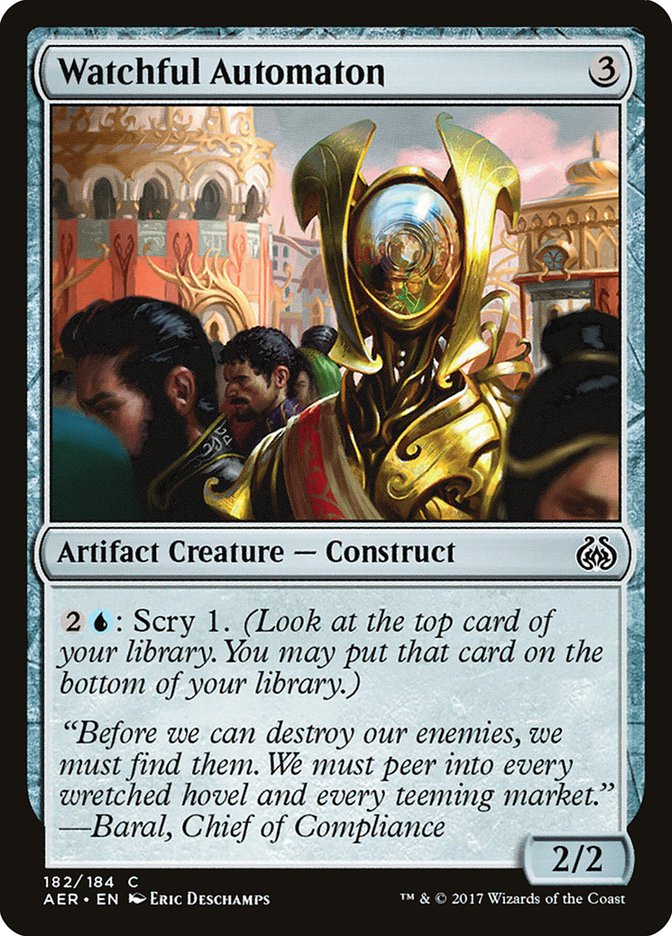 Watchful Automaton 182/184 (Aether Revolt)  | Good Games Modbury