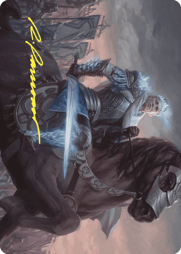 Will Scion of Peace Art Card Gold Stamped Signature 34 (Art Series: Wilds of Eldraine)  | Good Games Modbury
