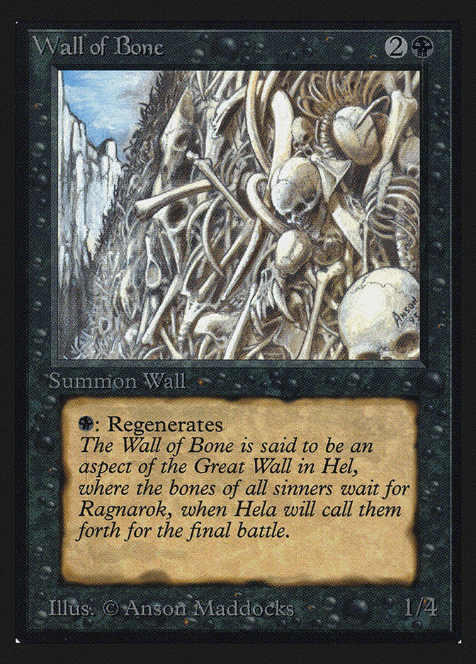 Wall of Bone [International Collectors' Edition] | Good Games Modbury
