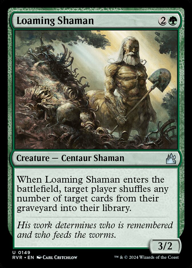 Loaming Shaman 149/291 (Ravnica Remastered)  - Foil | Good Games Modbury