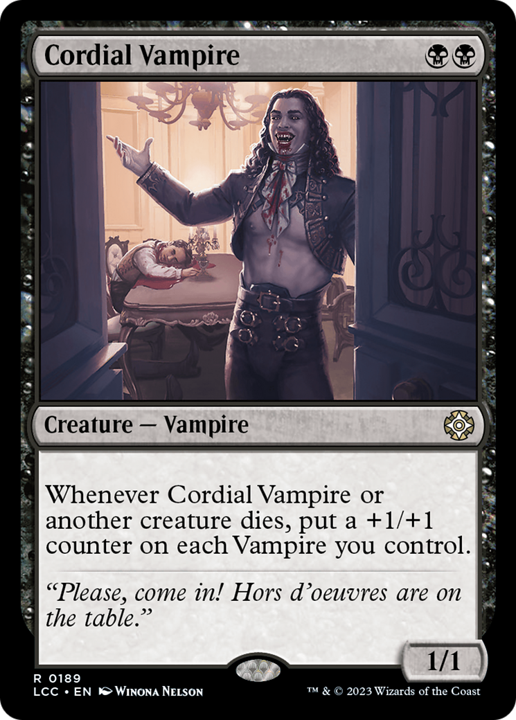 Cordial Vampire [The Lost Caverns of Ixalan Commander] | Good Games Modbury