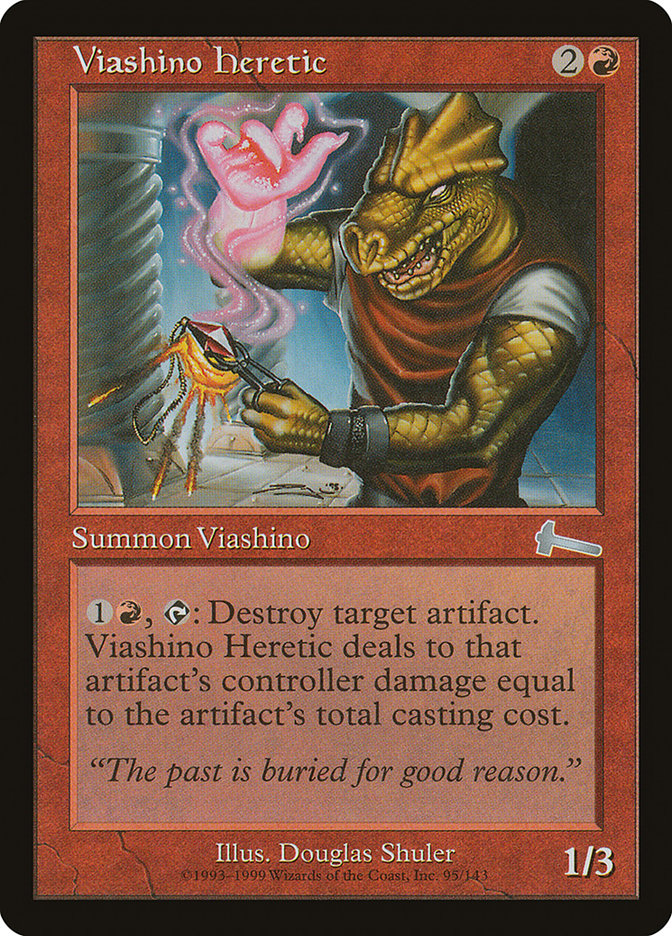 Viashino Heretic 95/143 (Urza's Legacy)  - Foil | Good Games Modbury