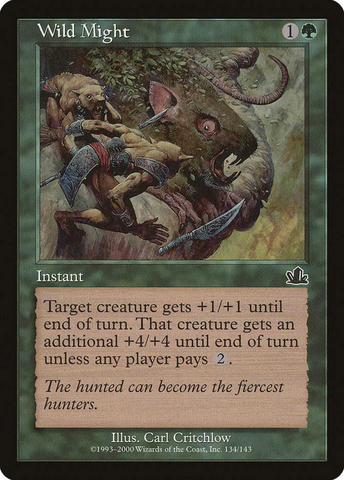 Wild Might 134/143 (Prophecy)  | Good Games Modbury
